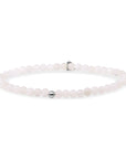 Sparkling Jewels Armband | Moonstone Saturn small - Silver 4mm SB-GEM54-ADD-4MM