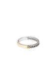 Buddha to Buddha ring 337 Esther Mini Dual Ring Bicolor