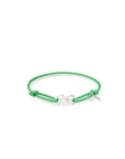 Buddha to Buddha Chain XS Cord Armband 135BG Zilver Buddha Green