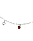 zilver wit collier diverse bedels 38 cm 1004738