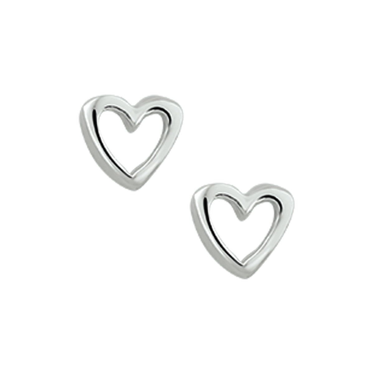 Zilver Oorknoppen Hart 1015376