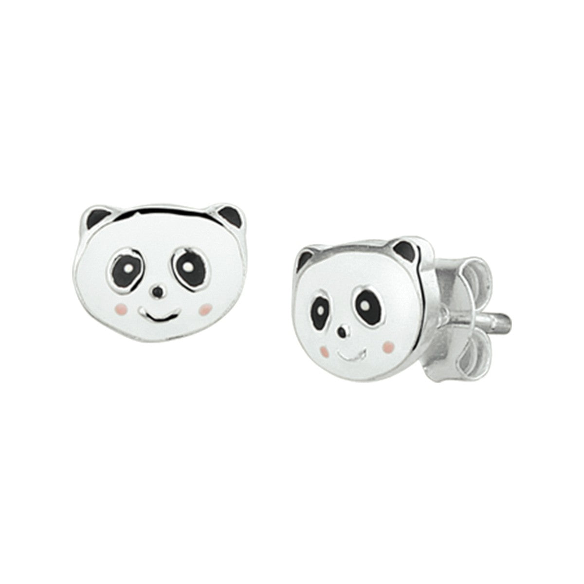 Zilver Oorknoppen Panda 1016152