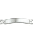 Zilveren Graveerarmband gourmet plaat 8 mm 21 cm - 1016191