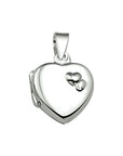 zilver medaillon hart 1018574