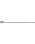 Zilver Wit Collier Anker Rond 1,5 mm 1018847