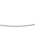 zilver wit collier omega rond 1,4 mm 42 + 3 cm 1021113