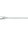 zilver wit collier anker rond 1,4 mm 41 + 4 cm 1021118