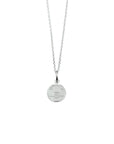 zilver wit collier voetbal 38 cm 1021156