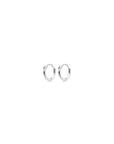 Zilver Gerhodineerd Oorringen 1,3 MM Ronde Buis 1304781