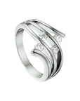 Gerhodineerd Zilver Ring Met Zirkonia 1311326