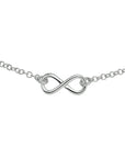 zilver gerhodineerd collier infinity 40 + 4 cm 1318801