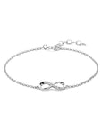 armband infinity zirkonia zilver gerhodineerd