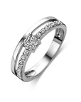 Zilveren ring met zirkonia - 1322115