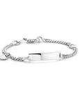 Zilver Gerhodineerd Graveerarmband hart 4,2 mm 11 - 13 cm - PSN1321653