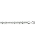 zilver gerhodineerd collier 3,0 mm 45 cm 1323649