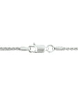 zilver gerhodineerd collier gescratcht poli/mat 45 cm 1324411