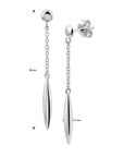 Zilver Gerhodineerd Oorhangers 1324835