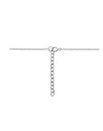 zilver gerhodineerd collier rondjes 40 + 4 cm 1325590