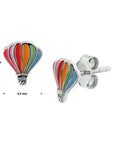 Zilver Gerhodineerd Oorknoppen Luchtballon 1325869