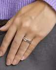 Gerhodineerd Zilver Ring 1326075