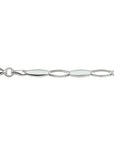 zilver gerhodineerd collier poli/mat 4,2 mm 45 cm 1326267