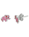 Zilver Gerhodineerd Oorknoppen Olifant 1327144