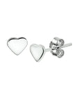 Zilver Gerhodineerd Oorknoppen Hart 1327344