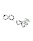 Zilver Gerhodineerd Oorknoppen Infinity 1327346