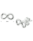 Zilver Gerhodineerd Oorknoppen Infinity 1327346