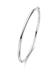 Zilver Gerhodineerd Bangle Scharnier Ronde Buis 3 X 60 Mm 1328174