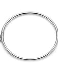 Zilver Gerhodineerd Bangle Scharnier Ronde Buis 3 X 60 Mm 1328174