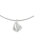 zilver gerhodineerd collier poli/mat 42 + 3 cm 1328422