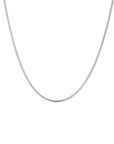 zilver gerhodineerd collier slang rond 1,2 mm 41 + 4 cm 1329070