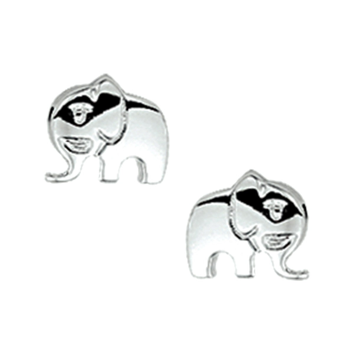 Zilver Gerhodineerd Oorknoppen Olifant 1329502