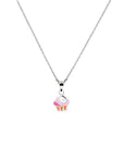 zilver gerhodineerd collier cupcake 36 + 4 cm 1330139