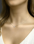 zilver gerhodineerd collier hart 41 + 4 cm 1332360