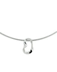 zilver gerhodineerd collier omega 42 + 3 cm 1332778