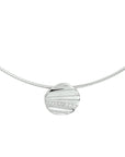 zilver gerhodineerd collier zirkonia 43 + 3 cm 1333008