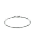 Zilver Gerhodineerd Armband Valkenoog Met Tussenstuk 2,3 mm 1333536