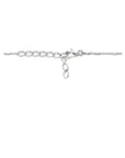 zilver gerhodineerd collier buisjes 1,3 mm 40 + 4 cm 1333545