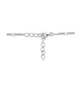 zilver gerhodineerd collier gourmette met tussenstuk 3,0 mm 40 + 4 cm 1333550