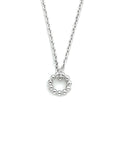 zilver gerhodineerd collier rond 41 + 4 cm 1333740