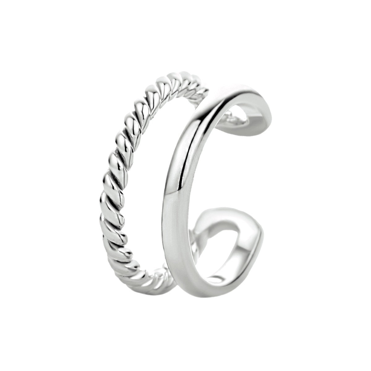 Zilver Gerhodineerd Earcuff 1334220