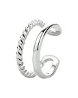 Zilver Gerhodineerd Earcuff 1334220