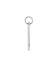 zilver gerhodineerd graveerhanger 1334228