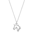 zilver gerhodineerd collier paard 36 + 3 cm 1334302