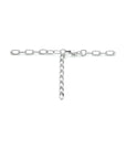 zilver gerhodineerd collier parel 42 + 3 cm 1334320