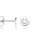 Zilver Gerhodineerd Oorknoppen Smiley 1334682