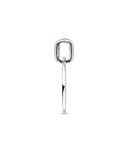 zilver gerhodineerd graveerhanger rond 1334735