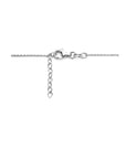 zilver gerhodineerd collier parel 45 cm 1335362